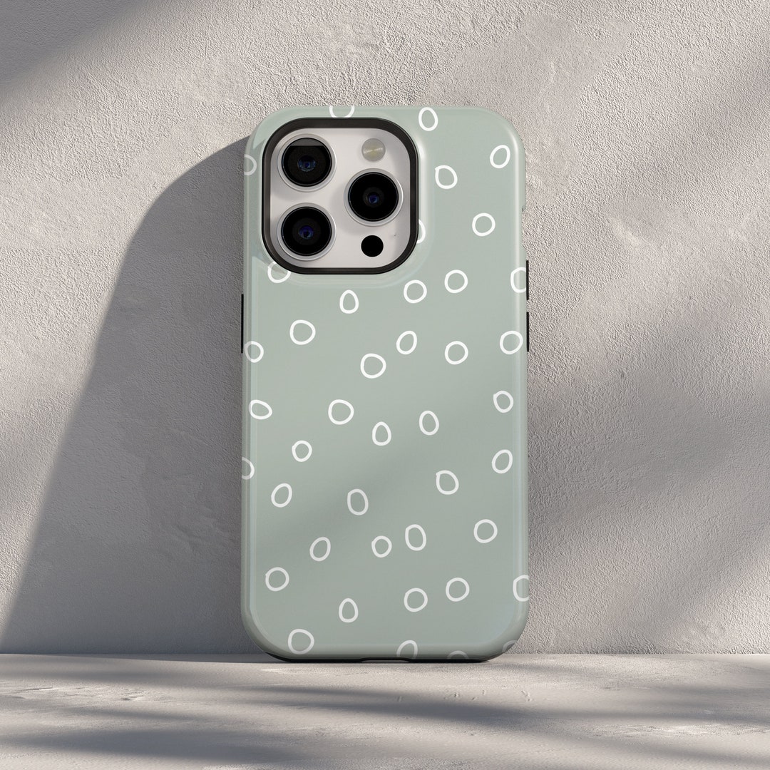 Polka Dot Rings iPhone 14 Case iPhone 13 Pro Max TOUGH Case / Boho