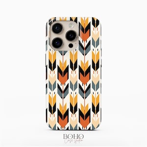 Boho Arrow Pattern iPhone 16 Pro Max Case iPhone 15 Pro TOUGH Case / Boho Studio © / Aesthetic MagSafe iPhone 14 Plus Case