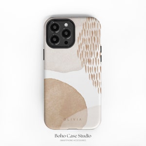 Light Abstract Shapes iPhone 14 Pro Max Case iPhone 13 Pro TOUGH Case / Boho Studio © / Aesthetic MagSafe iPhone 14 Plus Case