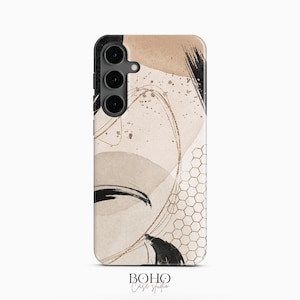 Abstrakte Formen Handyhülle passend für Samsung Galaxy S25 S24 S23 S22 Plus Ultra Ultra, iPhone 16 15 14 13 12 Pro Max Plus Mini, Pixel 9 Pro XL 8a