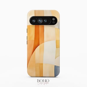 Cover per telefono con motivo astratto ad acquerello per Google Pixel 9a e iPhone 16 Pro Max