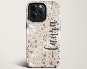 Vintage Boho Blumen iPhone 14 Pro Hülle iPhone 13 Pro Max TOUGH Case / Boho Studio © / Aesthetic MagSafe iPhone 14+ Hülle