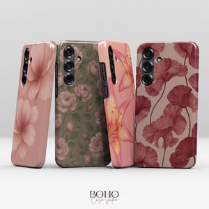 Vintage Floral MagSafe Case for Samsung Galaxy S26 S25 S24 S23 S22 Plus Ultra