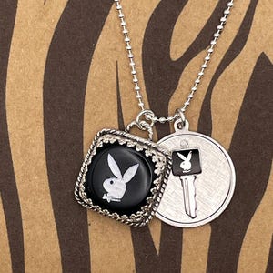 PLAYBOY プレイボーイ キー ネックレスSTERLING silver Vintage sterling silver Playboy key necklace – Urban
