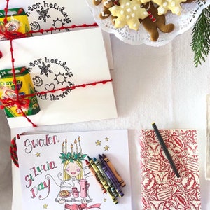 Winter Coloring Book, Holidays Around The World, Children&#39;s Holiday Gift, Creative Activity Packet, Christmas Hannukah Kwanzaa Coloring Book