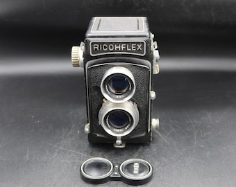 Ricoh Ricohlfex Dia Vintage TLR Medium Format Film Camera, Overhauled, Excellent Condition,