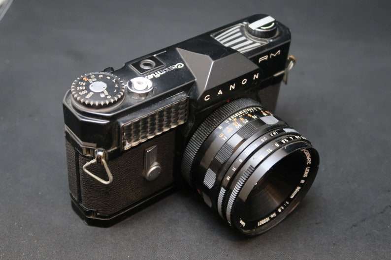 Canon Canonflex RM Original Black Paint Model Rare Very Good Etsy