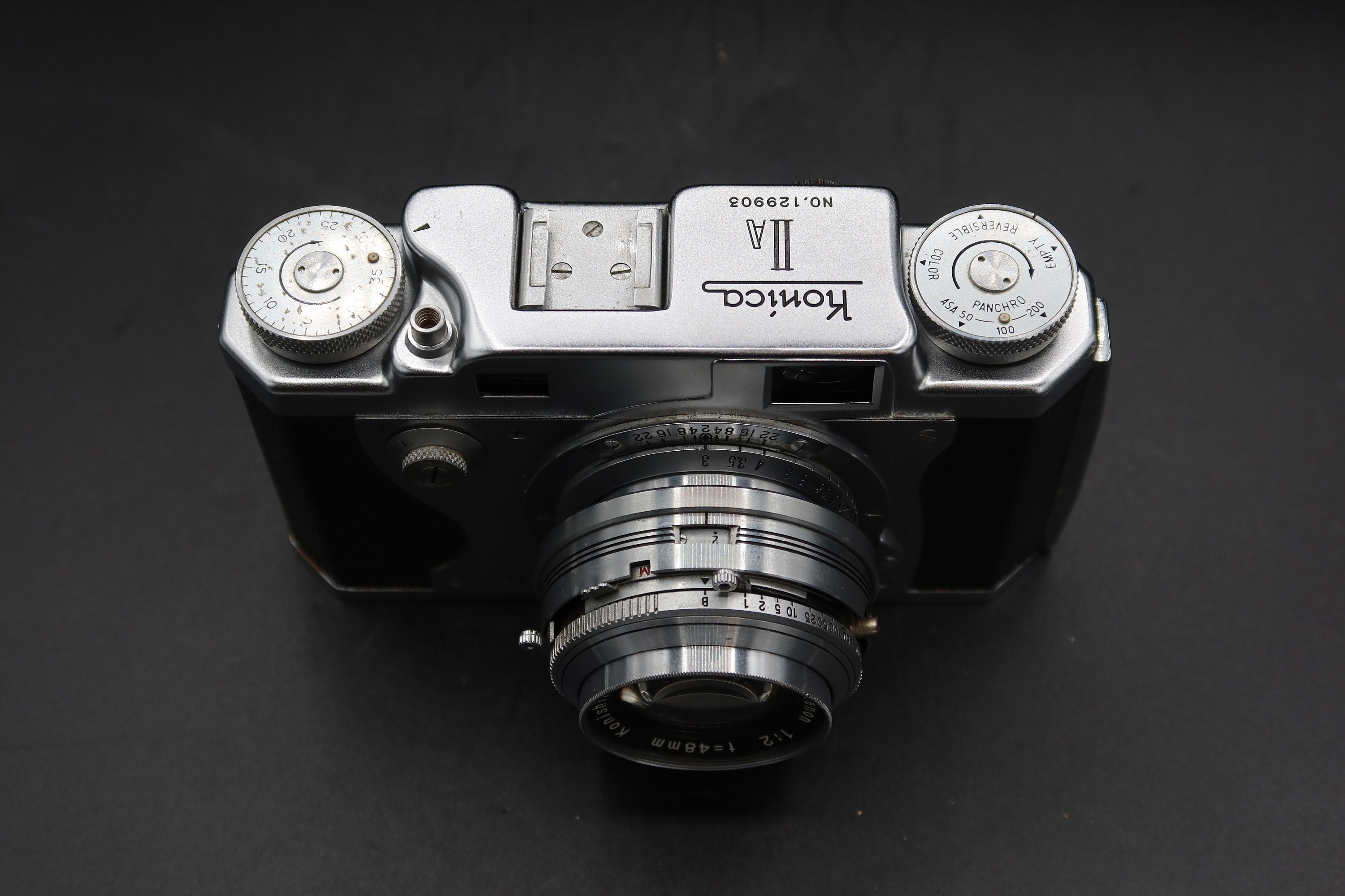 コニカIIA ビンテージレンジファインダーフィルムカメラ