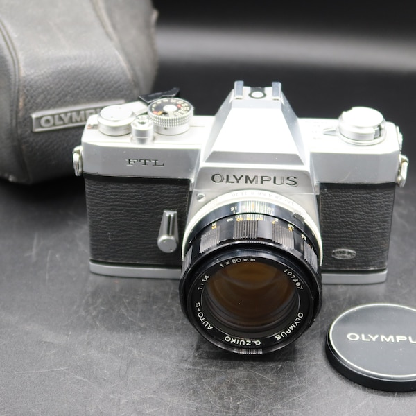 Olympus FTL 35mm SLR Camera with Zuiko 50mm f/1.4 lens, Very Rare