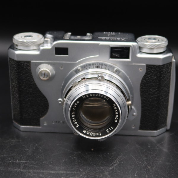 Konica IIA Vintage Rangefinder Film Camera, Overhauled, Ready to Shoot