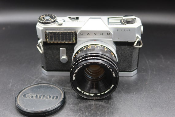 Canon Canonflex RM Vintage SLR Camera With Super Canomatic