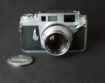 Konica IIIA ビンテージ レンジファインダー フィルム カメラ、50 mm f