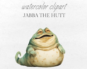 Space Wars Jabba The Hutt Clipart (Digital Download)