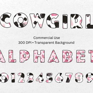 Doodle Letters PNG Alphabet Letters and Numbers Sublimation png Cowgirl Alphabet Bundle png Alphabet Cowgirl Doodle Alphabet Cowgirl png