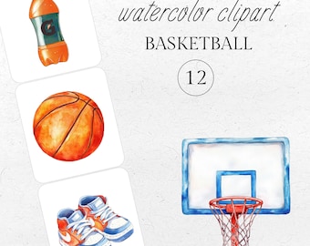 Basketball Clipart Set: March Madness, Game Day PNG (Commercial License)