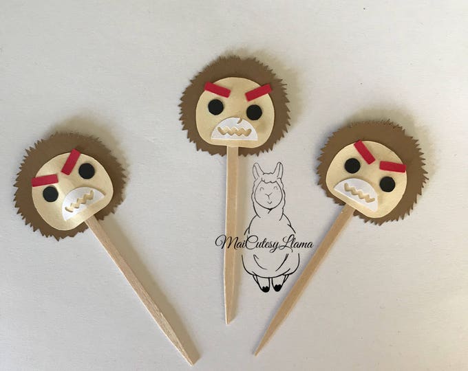 Cupcake Toppers 12ct-Moana Party-First Birthday-Disney | Etsy