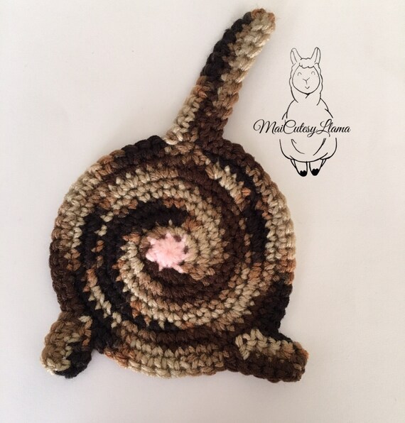 Items similar to Fun Coaster Cat Lover Cat Butt Multi Color Brown Cat Coaster Crochet 