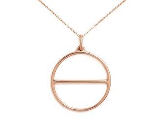 Salt Symbol Necklace, Rose Gold Plated, The Salty Collection, Inspired by Morton Salt - every purchase fights hunger!