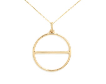 Salt Symbol Necklace, Yellow Gold Plated, The Salty Collection, Inspired by Morton Salt - every purchase fights hunger!