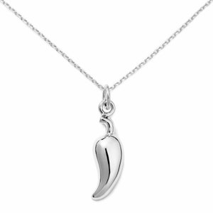 Chili Pepper Necklace, Sterling Silver by Delicacies Jewelry - every purchase helps fight hunger! food jewelry, foodie gift