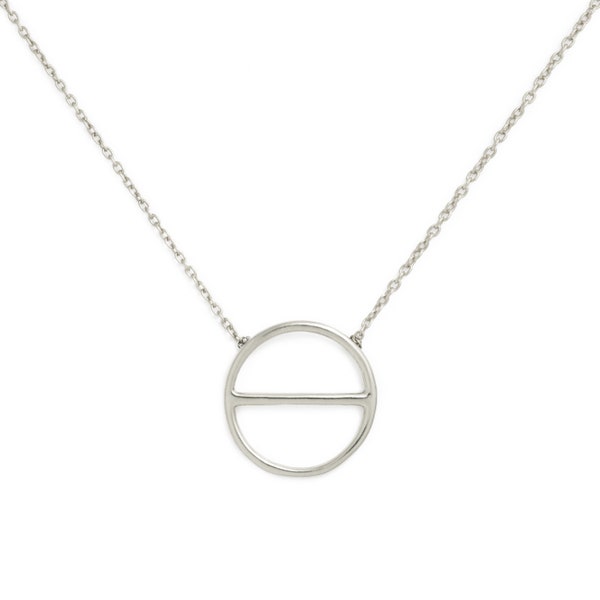Small Salt Symbol Necklace, Sterling Silver, The Salty Collection, Inspired by Morton Salt - every purchase fights hunger!