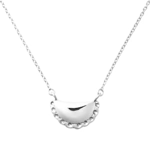 Pierogi Necklace (Sterling Silver) by Delicacies Jewelry - Every purchase donates to fight hunger.