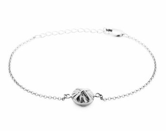 Soup Dumpling (XLB) Bracelet (Sterling Silver) by Delicacies Jewelry - Every purchase donates to fight hunger.