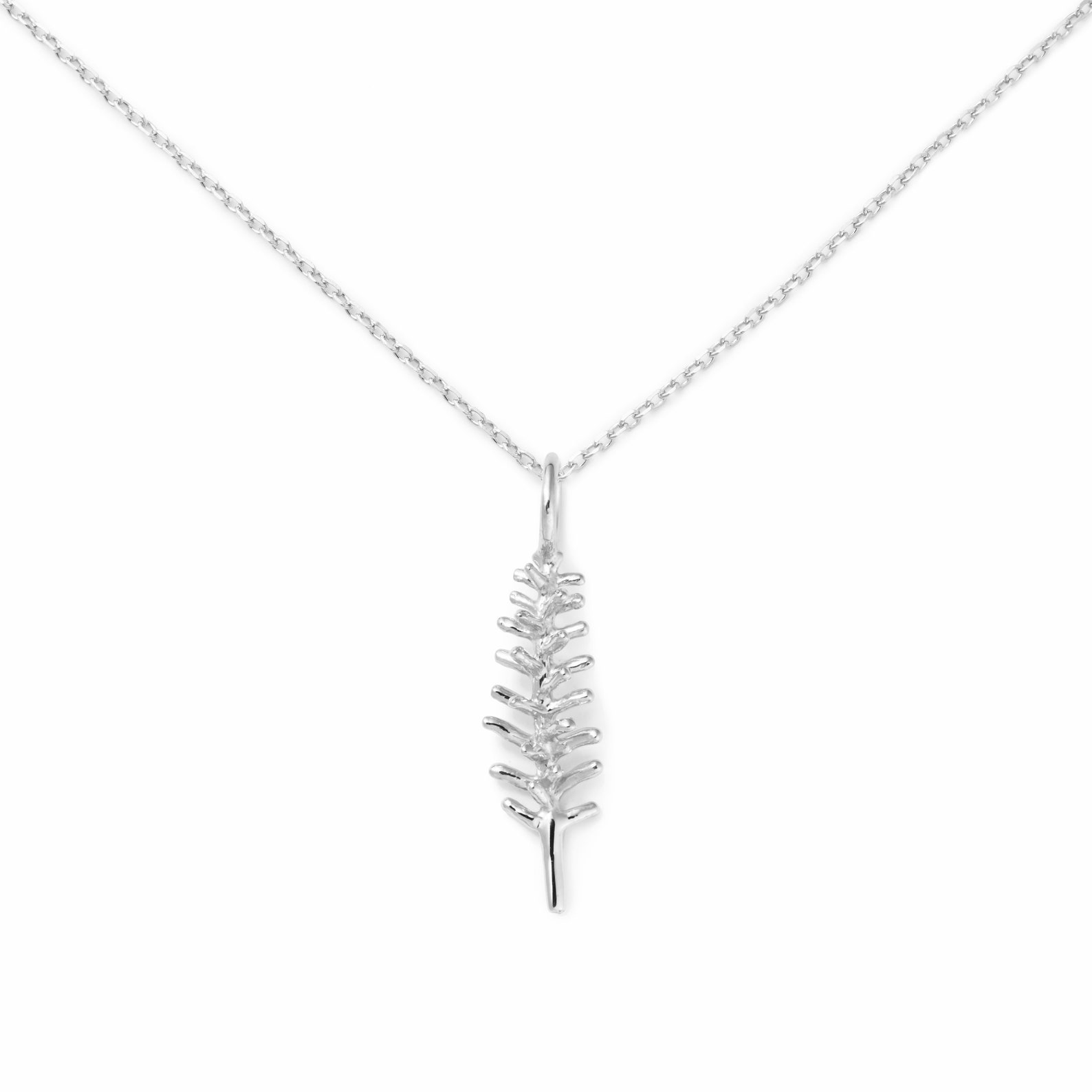 Rosemary Necklace Sterling Silver by Delicacies Jewelry Etsy
