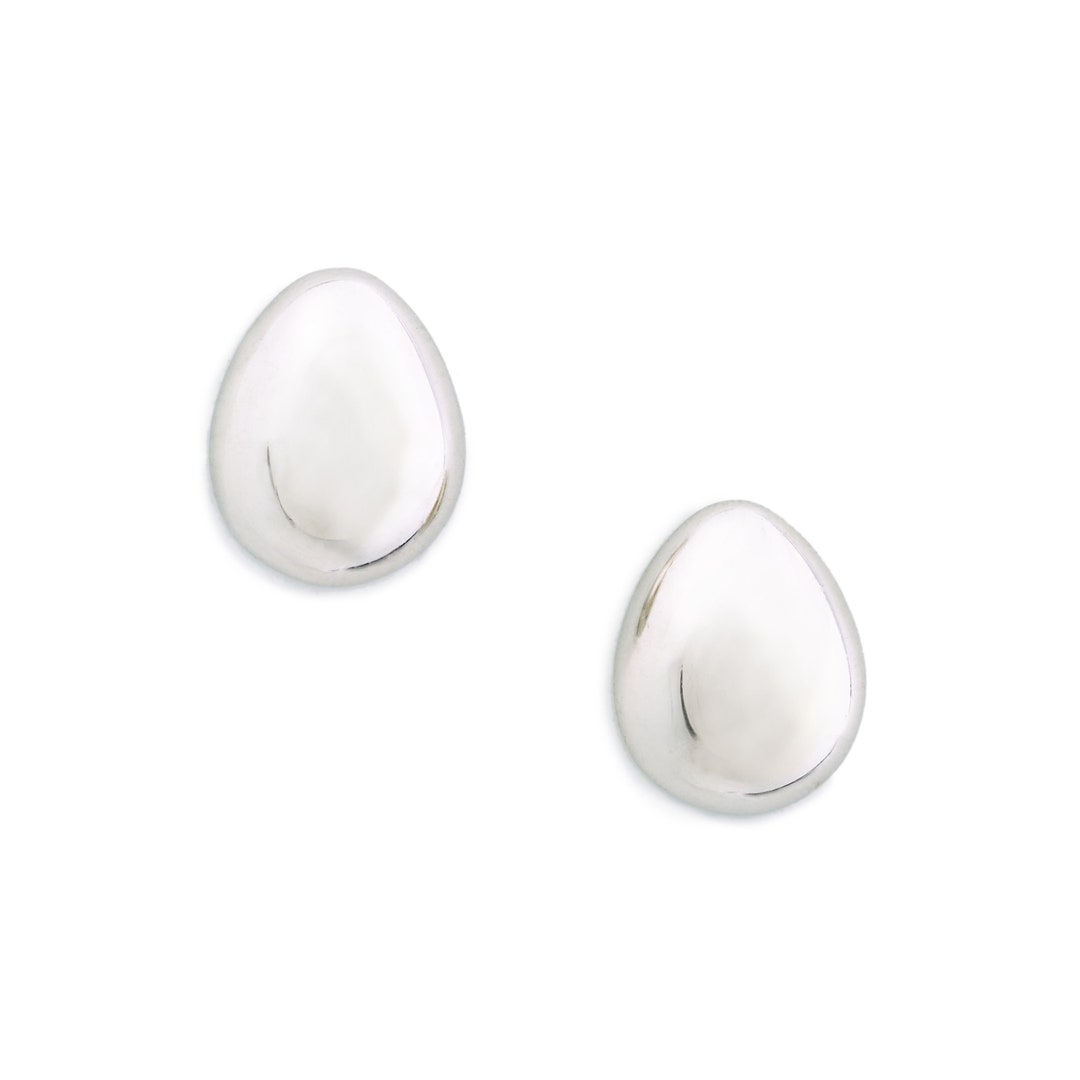 Egg Earrings Silver by Delicacies Jewelry Every Purchase Helps Fight Hunger Foodie Gift, Food ...