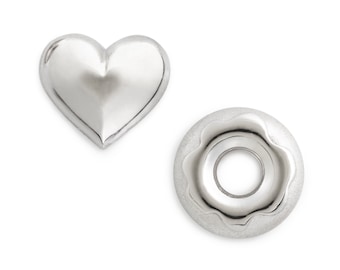 Glazed Doughnut Earring Set (mismatched pair)(Silver) by Delicacies Jewelry - every purchase helps fight hunger! (Foodie Gift, food jewelry)