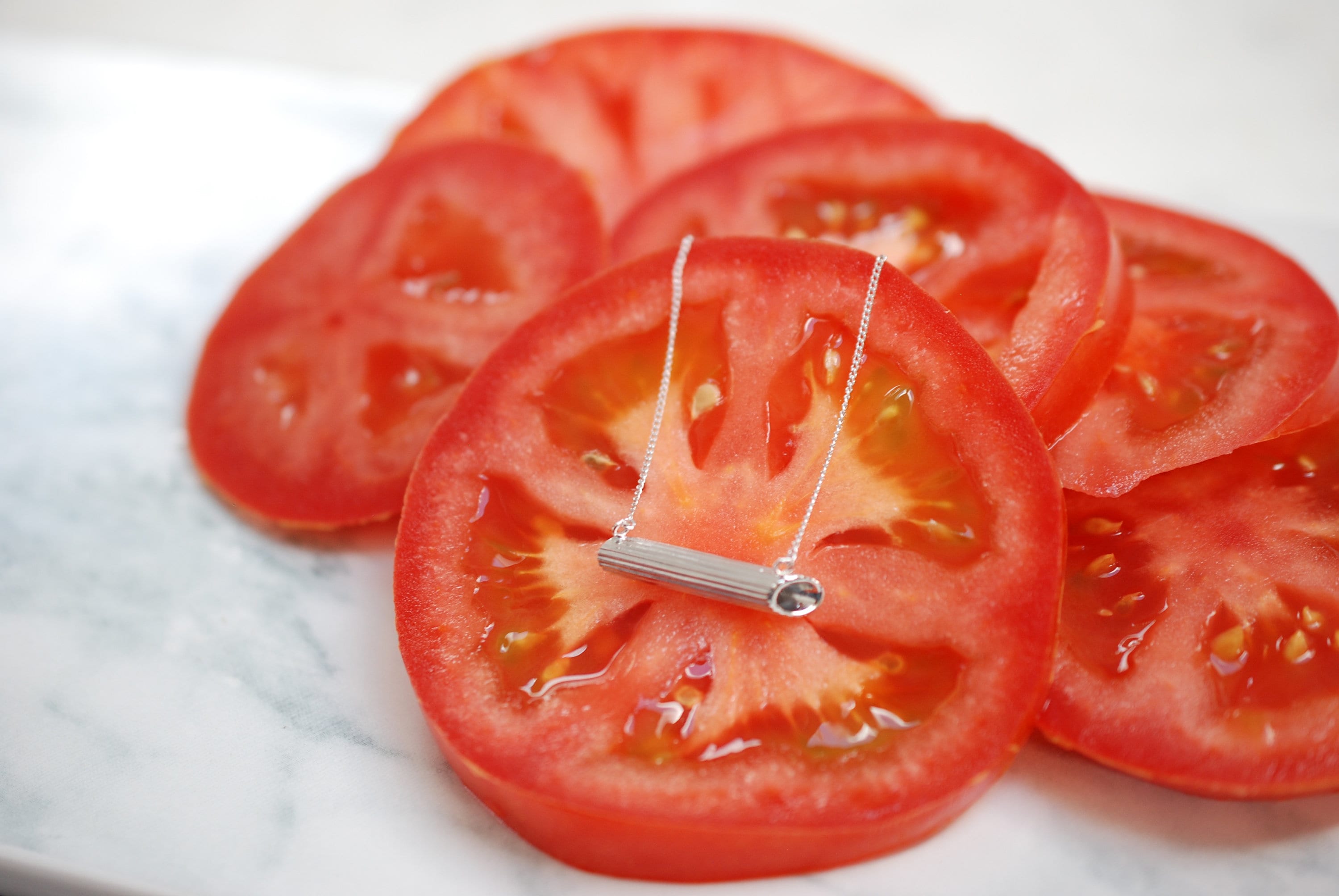 Penne Pasta Necklace Sterling Silver by Delicacies Jewelry Etsy