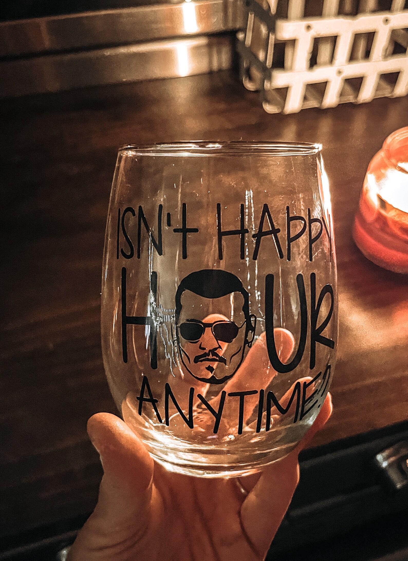 A Mega Pint Wine Glass Johnny Depp Trial Isnt Happy Hour Etsy