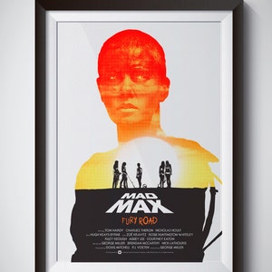 Mad Max Fury Road Furiosa poster silkscreen print 13x19 Limited Edition / Signed / Numbered image 1