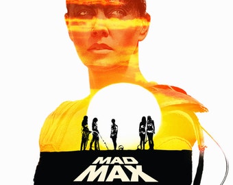 Mad Max Fury Road Furiosa poster - 18x24" - Limited Edition / Signed / Numbered