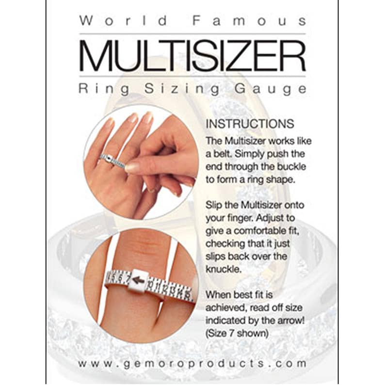 Ring sizer. Ring sizer
