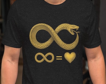 Infinite Heart – Ouroboros Alchemy Unisex T-Shirt