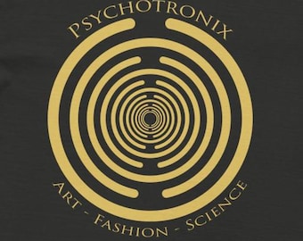 Psychotronix Golden Ratio Oscillator — Suppressed Techwear Tee (Oversized)