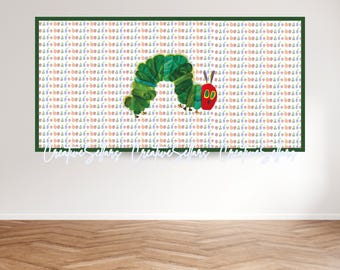 A Very Hungry Caterpillar Party Banner l Theme Birthday l Animals l Insects l Boy l Children's Books