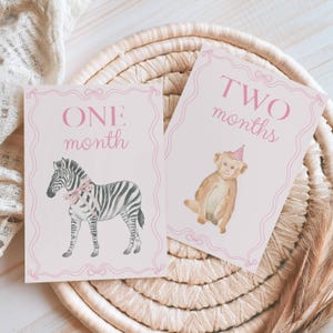 Cartes aquarelle fêtards l Rose l Anniversaire du mois l Animaux sauvages l Art