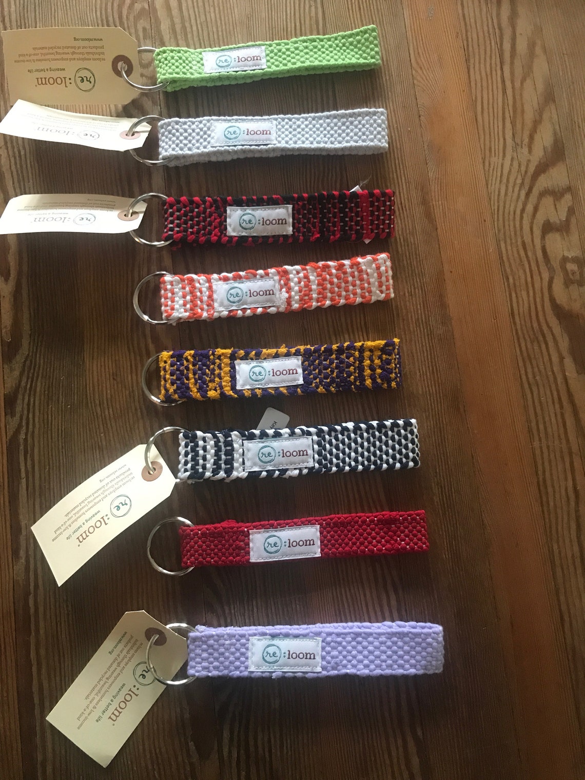 Reloom Upcycled Keychain Etsy