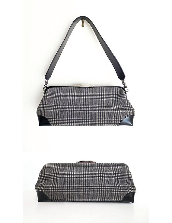 90s black shoulder bag