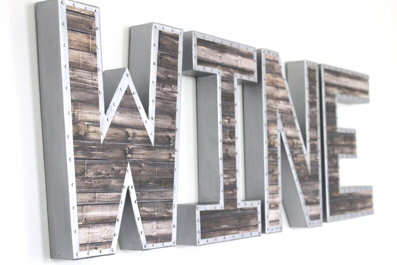 Wine Decor Signs Gift For Bar Image 0