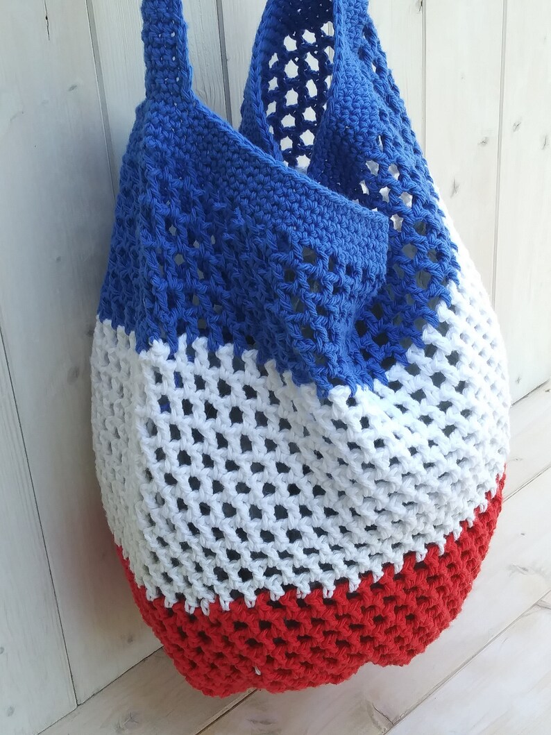 Market bagCrochet shopping bagBeach bag