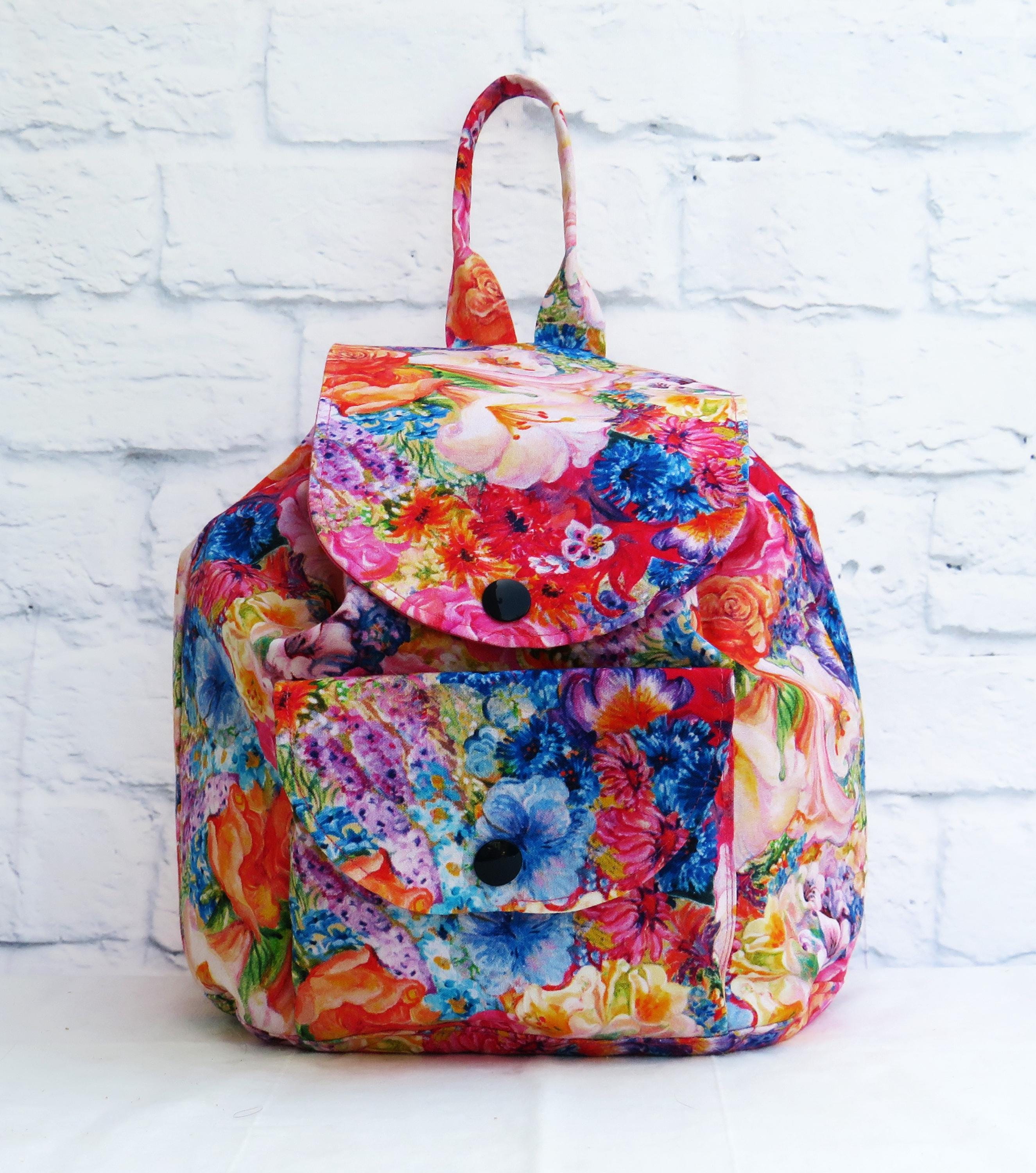 BNWOT mini backpack purse in floral print Amazon.com: YPPAHHHH Cherry Blossom Floral Mini Backpack  main image 3
