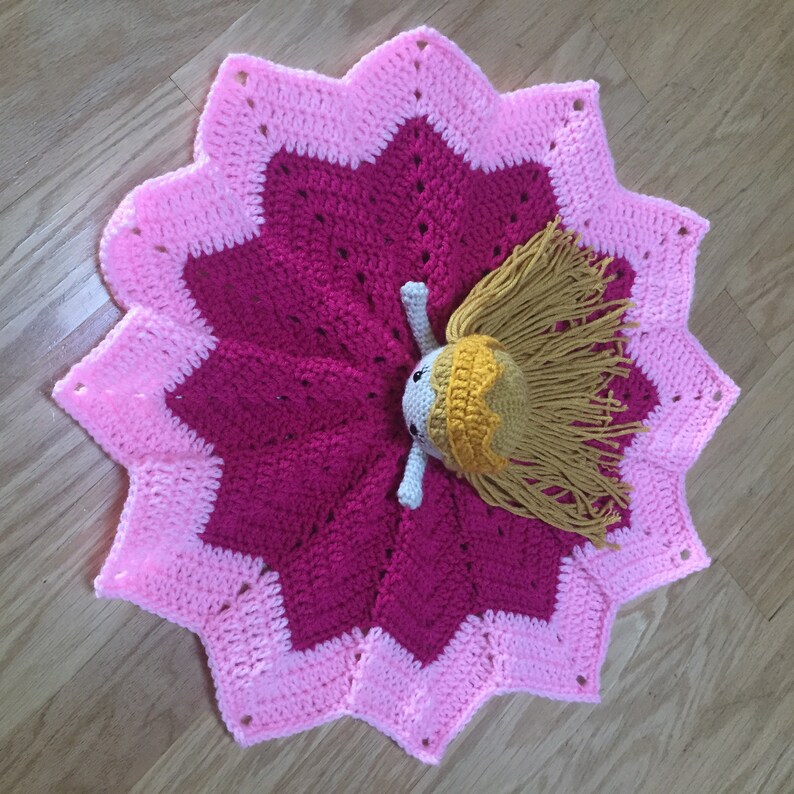 Princess Crochet Lovey Doll Etsy