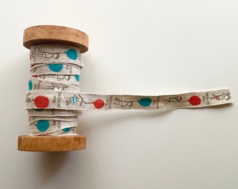 Shinzi Katoh Linen Tape Trim - Balloon Girl and Boy