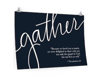 Gather fine art print