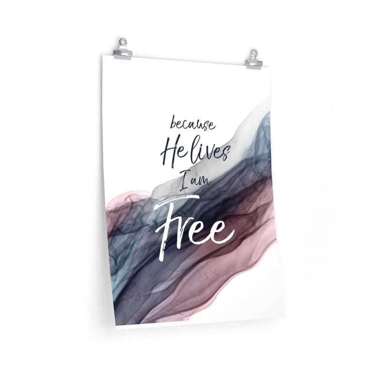 Alcohol Ink Art Fine Art Print Purple Gray I am Free