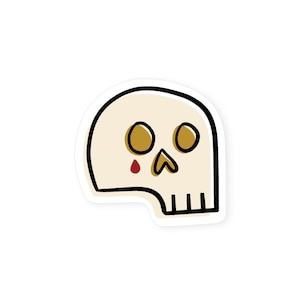 Skull Sticker
