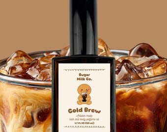 Cold Brew Perfume Oil – Vegan, Alcohol-Free, Body & Hair Mist